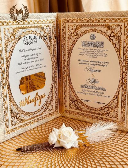 Nikah Booklet Certificate