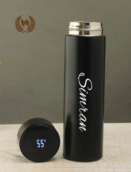 Personalized Temperature Bottle With Smart Display