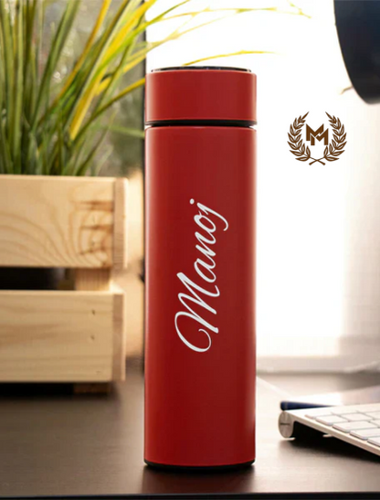 Personalized Temperature Bottle With Smart Display