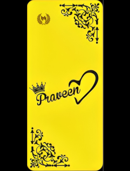 Golden mobile case with customize name