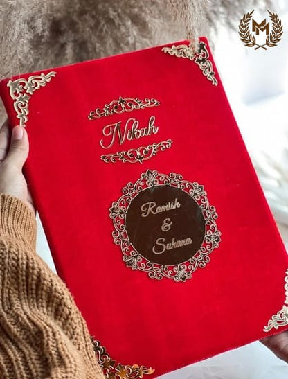 Nikah Booklet Red Velvet