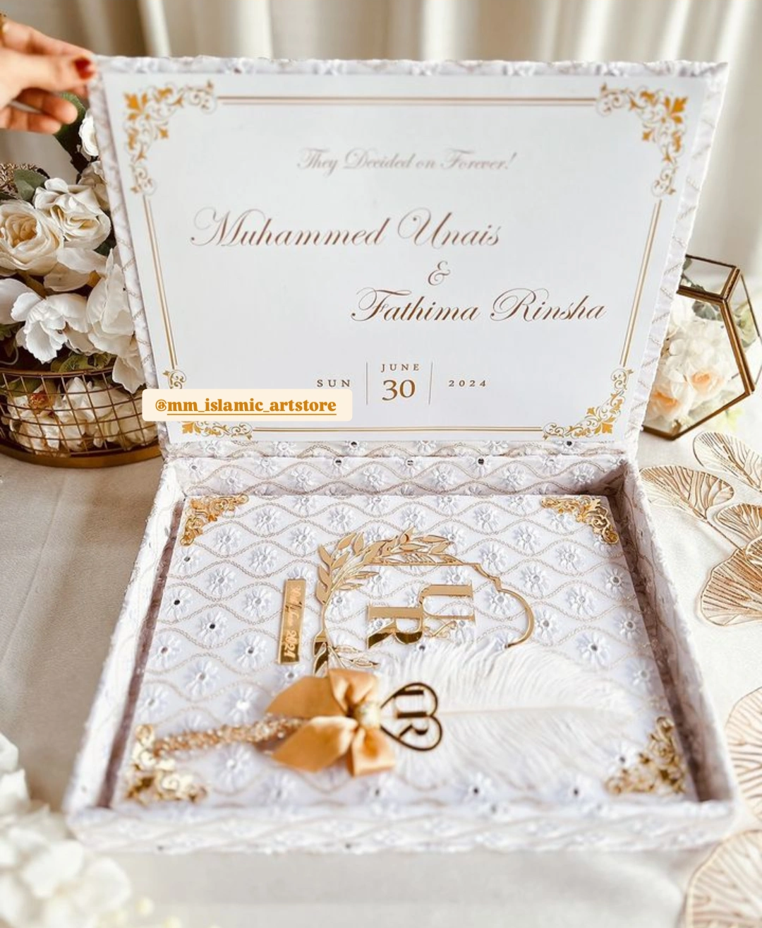 NIKAH BOX SET (NIKAH BOX +NIKAH NAMA + NAME PEN